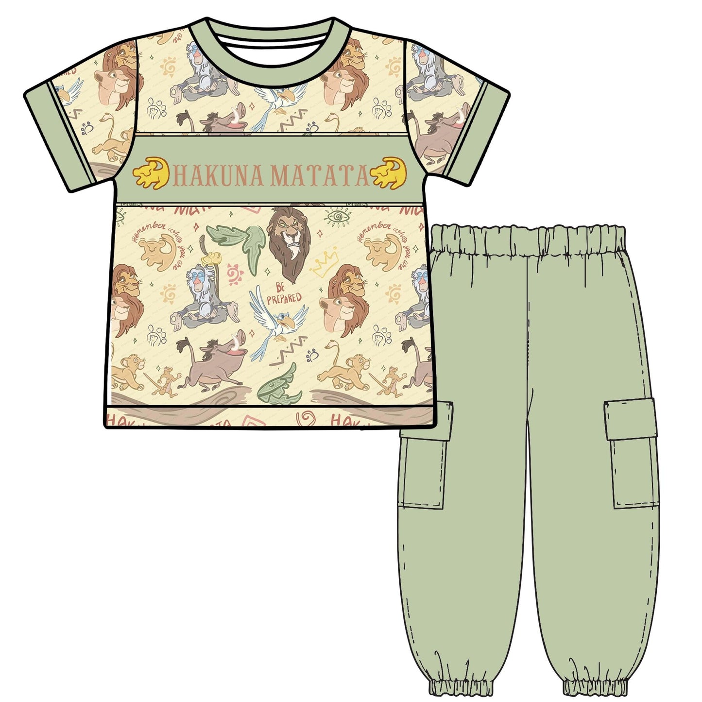 PO8 - Mane Character Pants Set - Customizable - TAT December