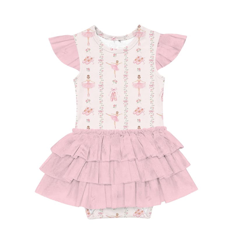PO8 - Ballerina Bamboo Tutu Twirl Dress - TAT: December