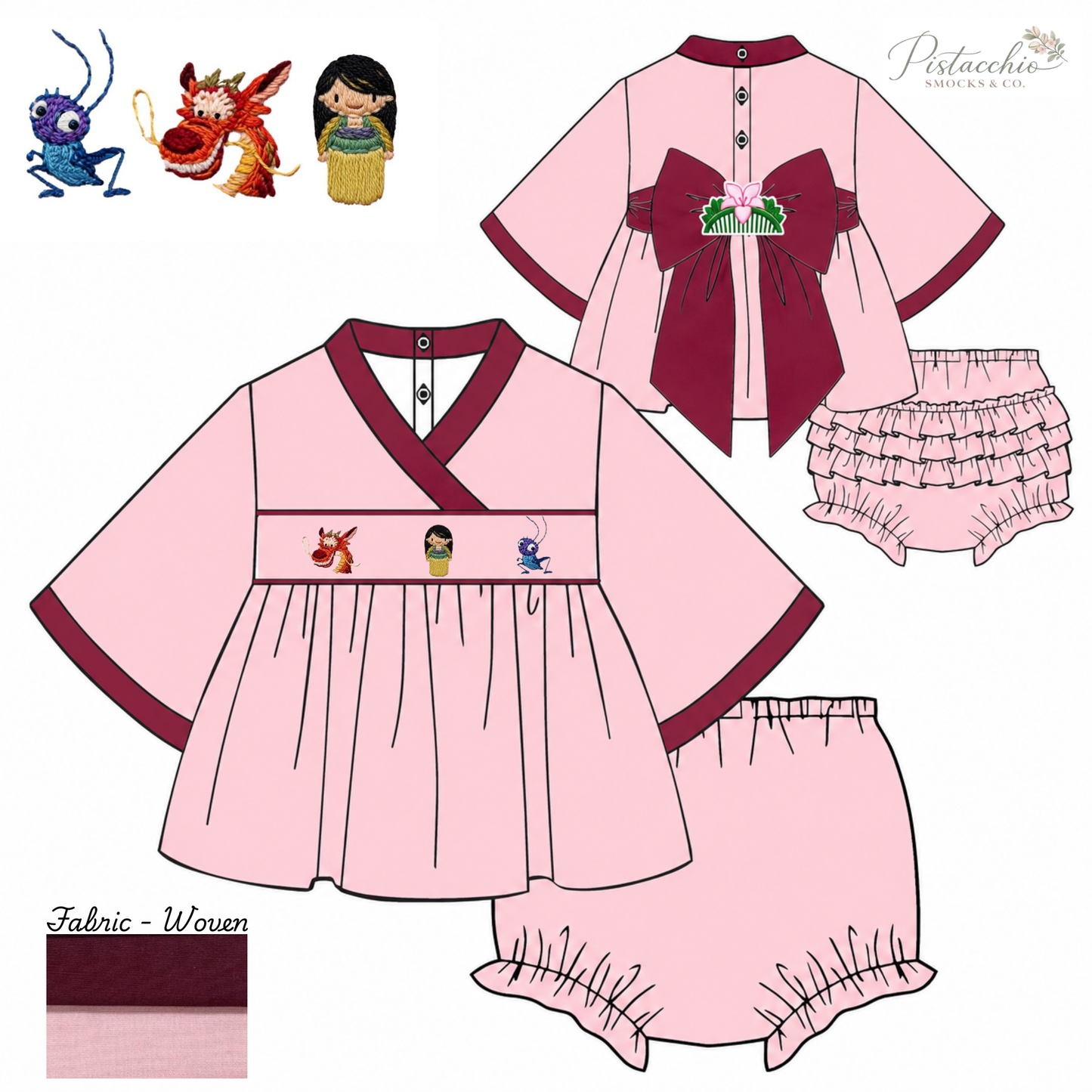 PO6 - Warrior Princess Diaper Set - TAT NOV
