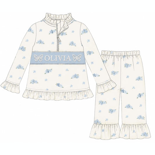 Bluebell Butterfly Pant Set