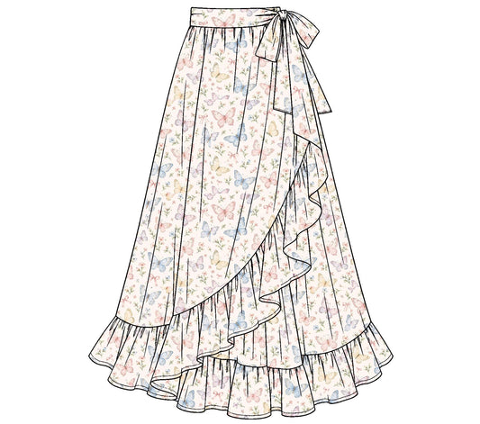 PO11 - Social Butterfly Mom Skirt - TAT February