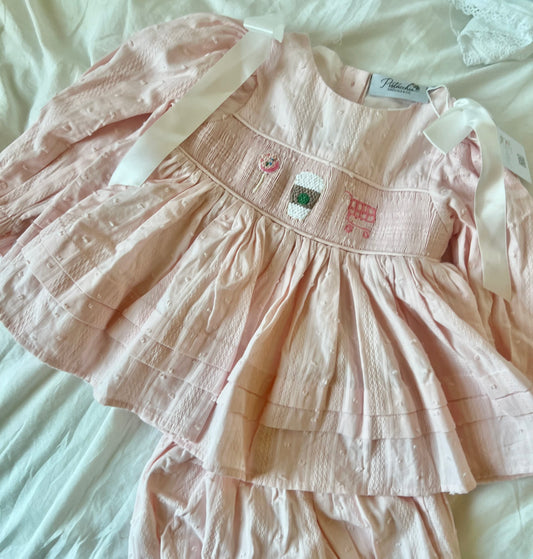RTS - Pink Errands with Mom Diaper Set