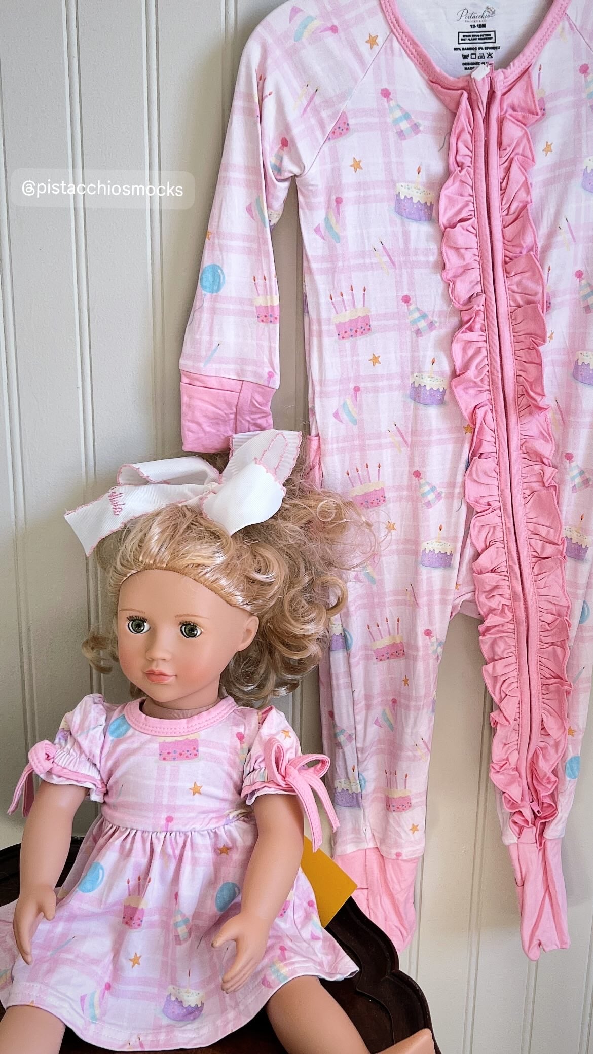 RTS - Doll matching Birthday Dress