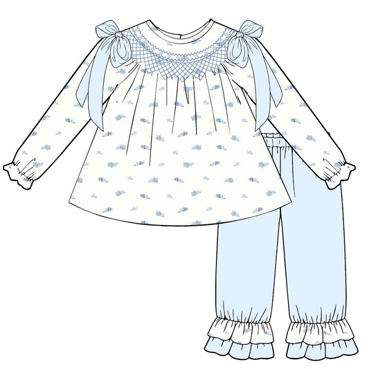 PO5 - Heirloom Bluebells Pant Set - TAT End of Oct