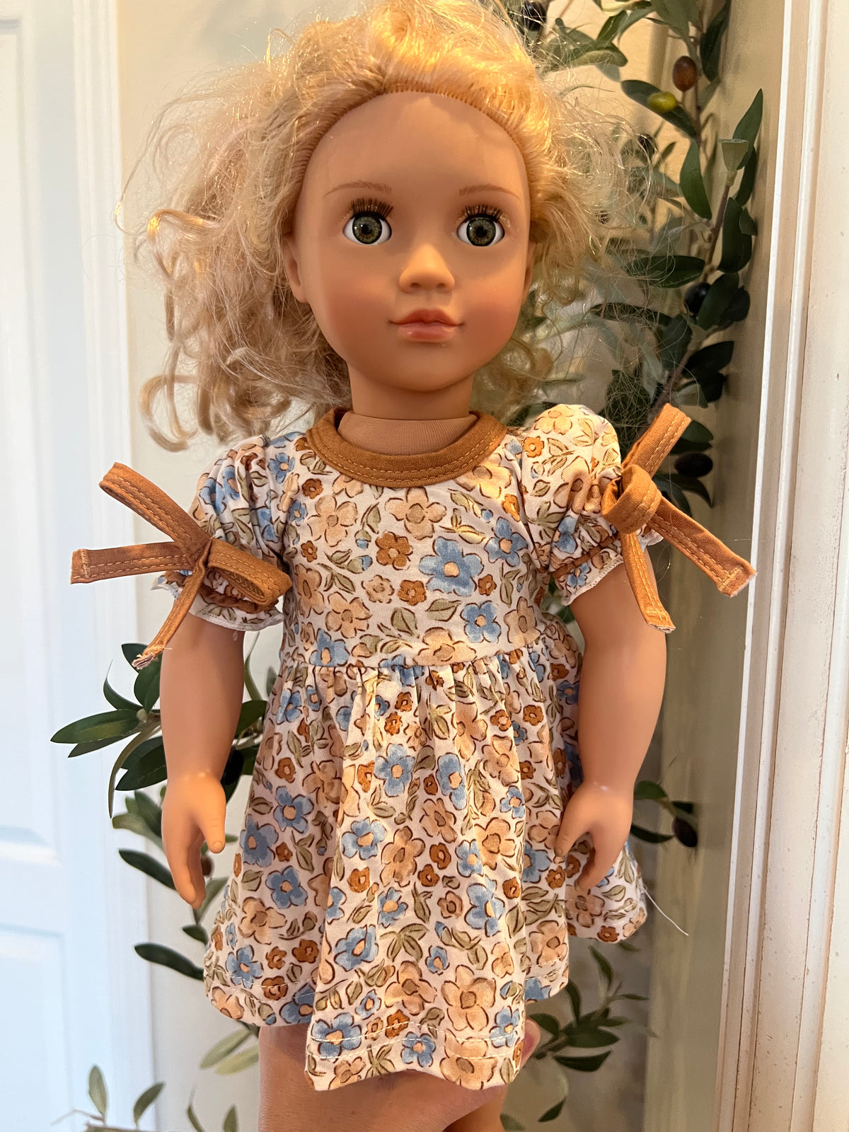RTS - Doll Autumn Meadow Dress