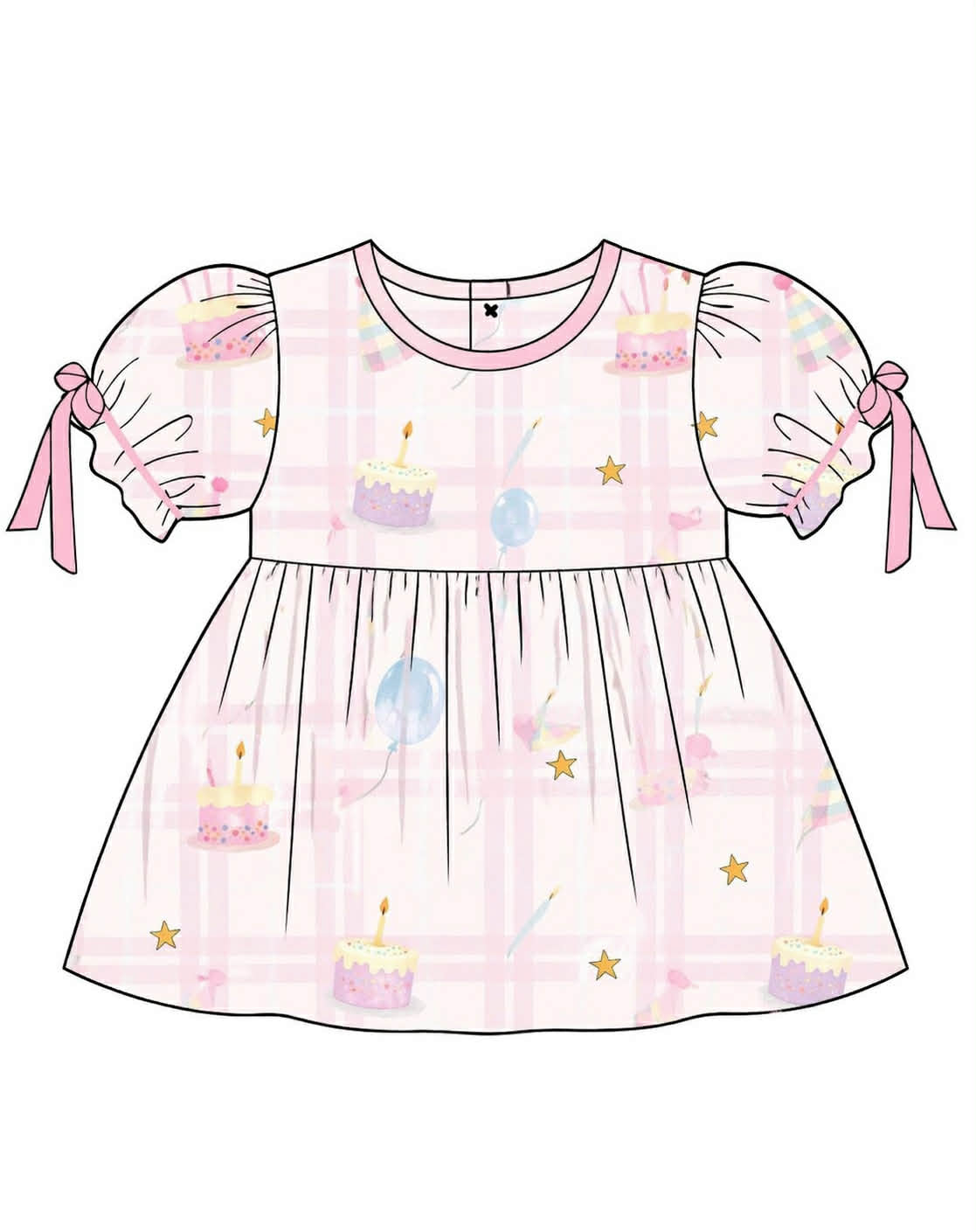 RTS - Doll matching Birthday Dress