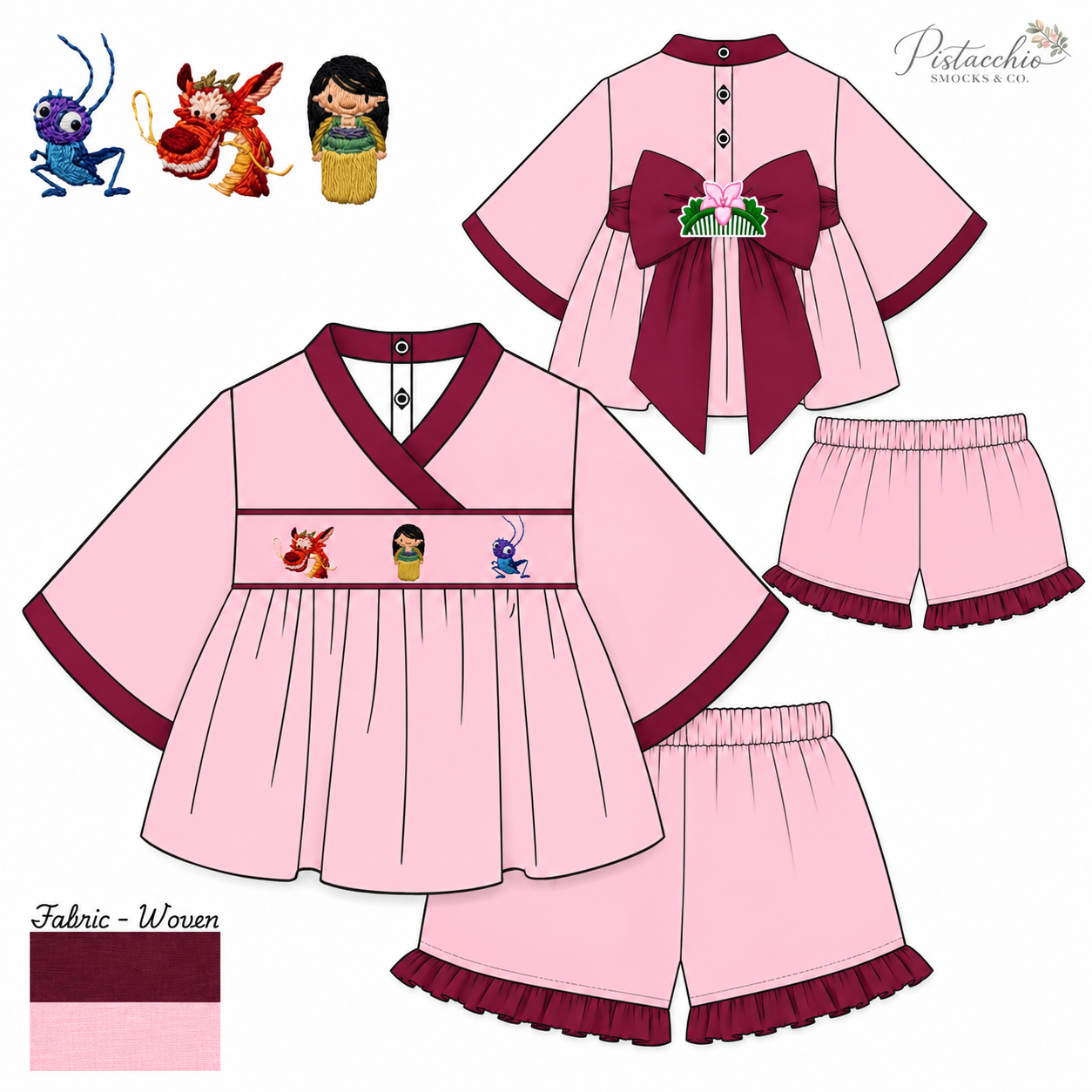 PO6 - Warrior Princess Short Set - TAT NOV