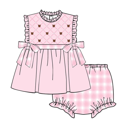 PO5 - Blushing Bear Diaper Set - TAT End of Oct